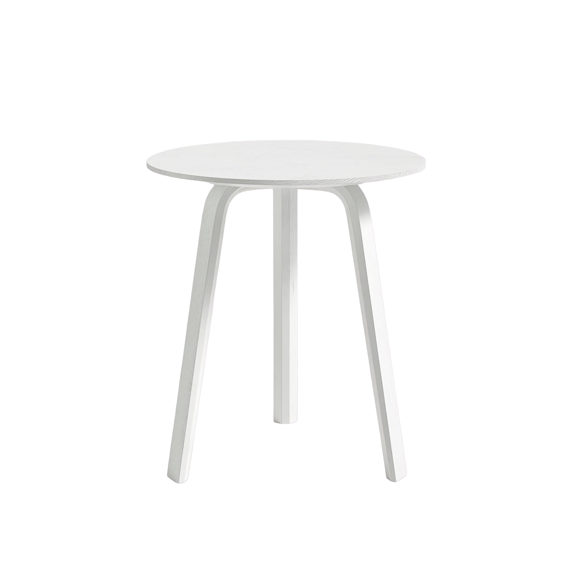 HAY Bella bijzettafel Ø45 H49 wit gelakt eiken