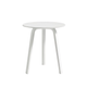 HAY Bella bijzettafel Ø45 H49 wit gelakt eiken