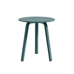 HAY Bella bijzettafel Ø45 H49 Brunswick Green gelakt eiken