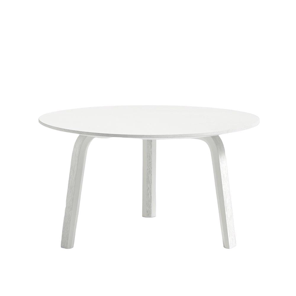 HAY Bella salontafel Ø60 H32 wit gelakt eiken