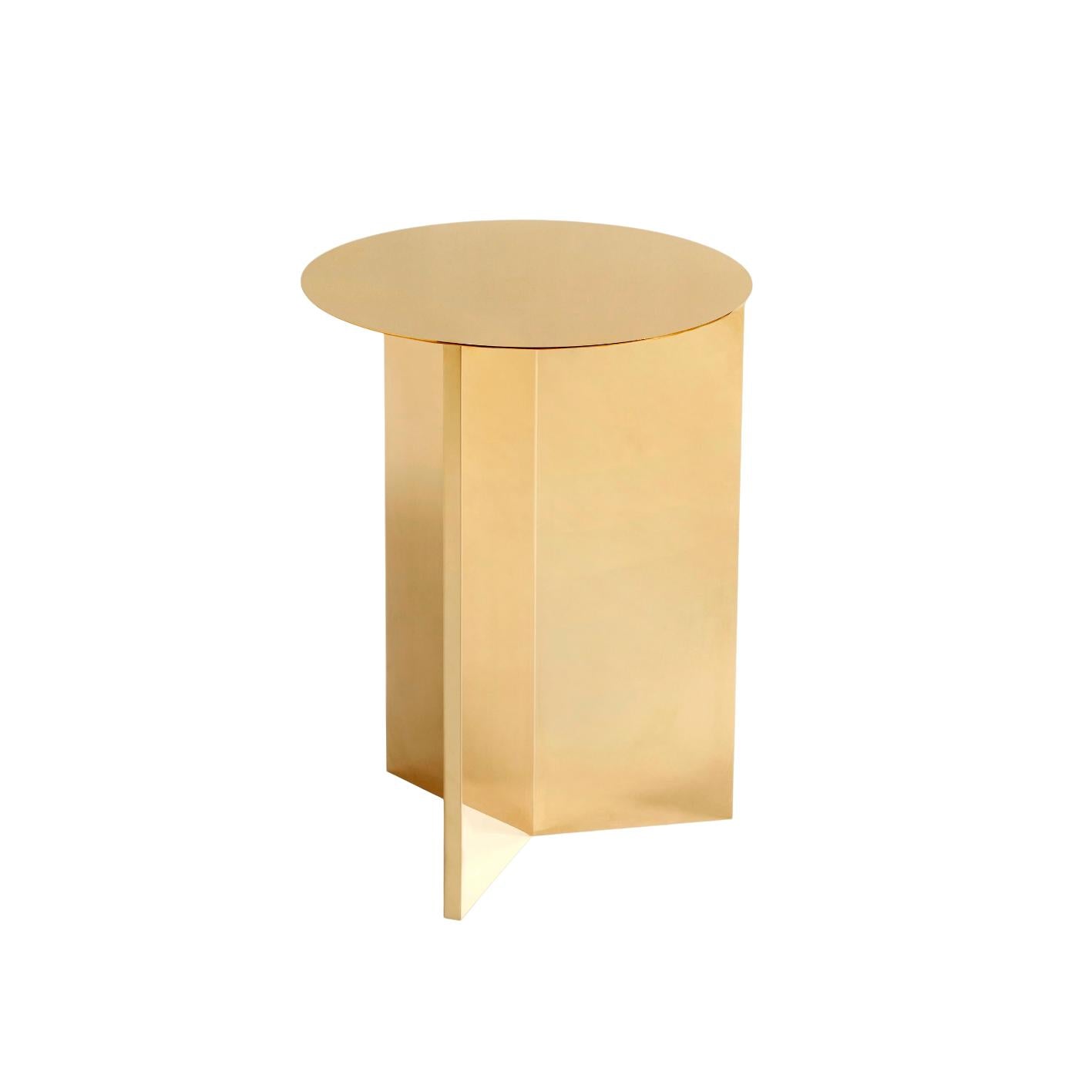 HAY Slit bijzettafel Ø35 brass