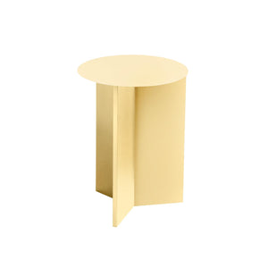 HAY Slit bijzettafel Ø35 light yellow
