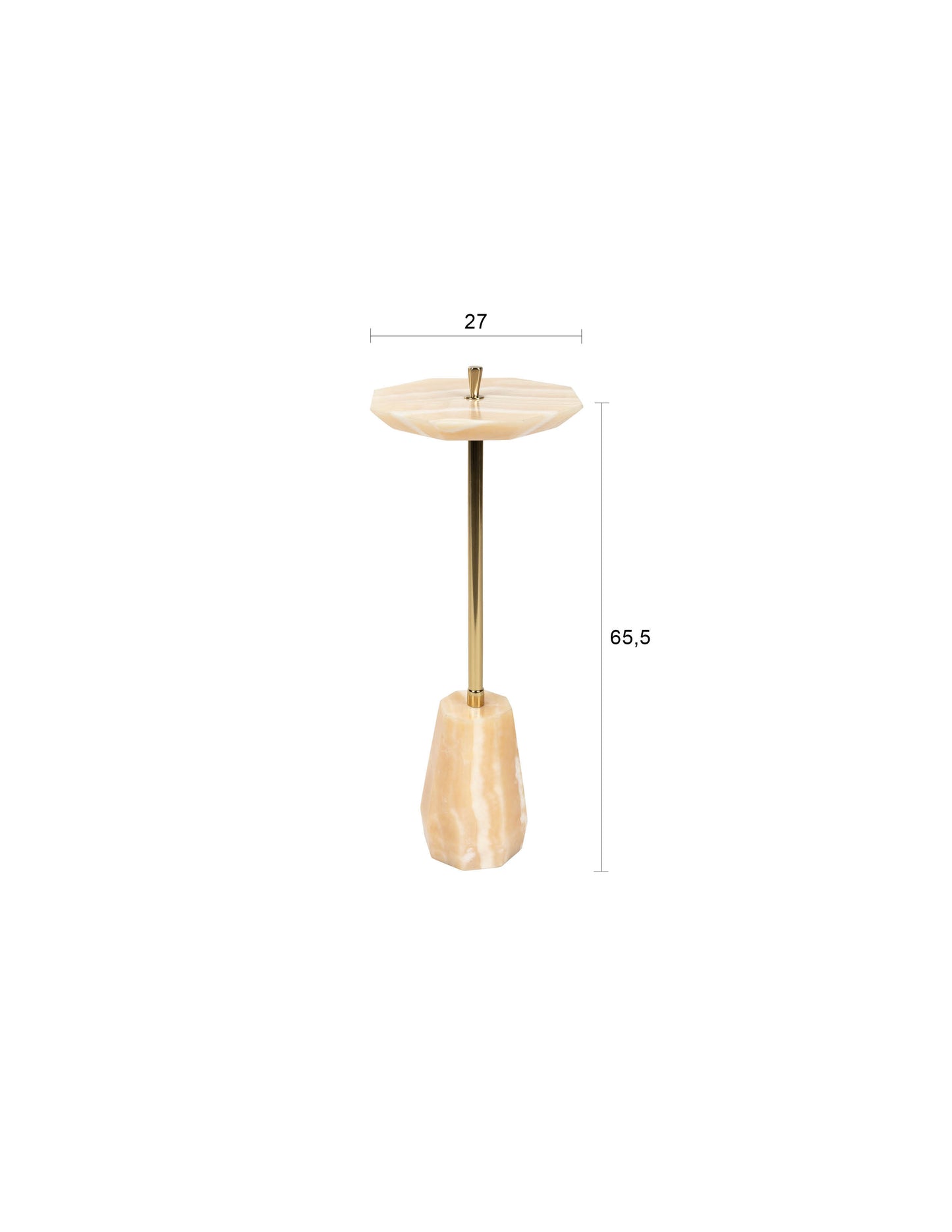 Dutchbone Onno bijzettafel Onyx Beige