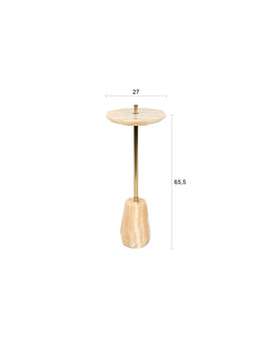 Dutchbone Onno bijzettafel Onyx Beige