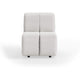 HKliving Wave bank middle small Corduroy Rib Cream