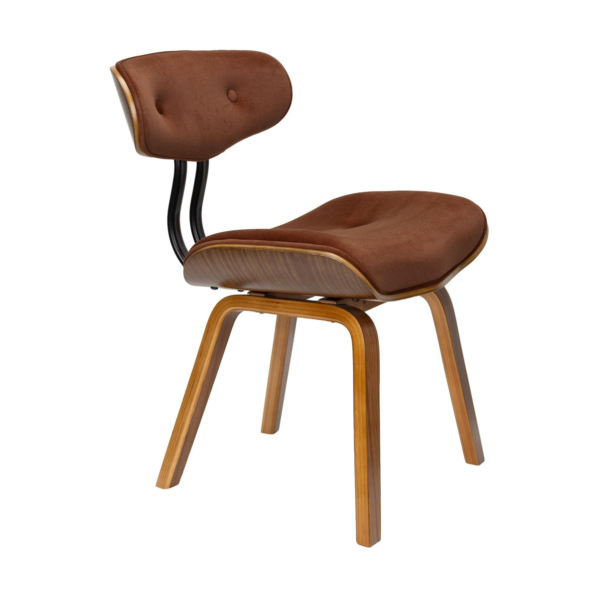 Dutchbone Blackwood eetkamerstoel Walnut/Brown