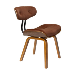 Dutchbone Blackwood eetkamerstoel Walnut/Brown
