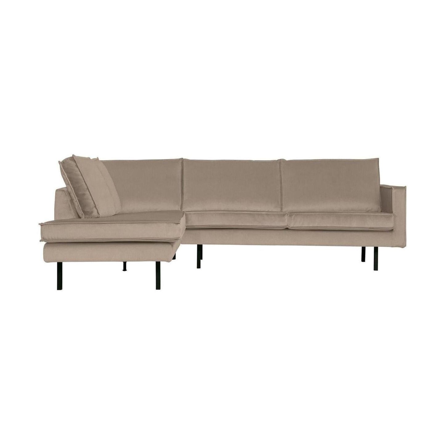 WOOOD Rodeo hoekbank links velvet Khaki