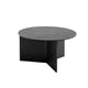 HAY Slit salontafel Ø65 zwart gelakt eiken