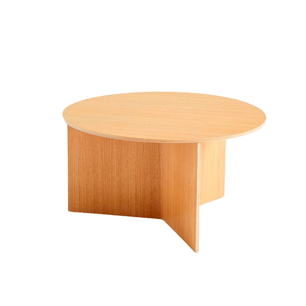 HAY Slit salontafel Ø65 gelakt eiken