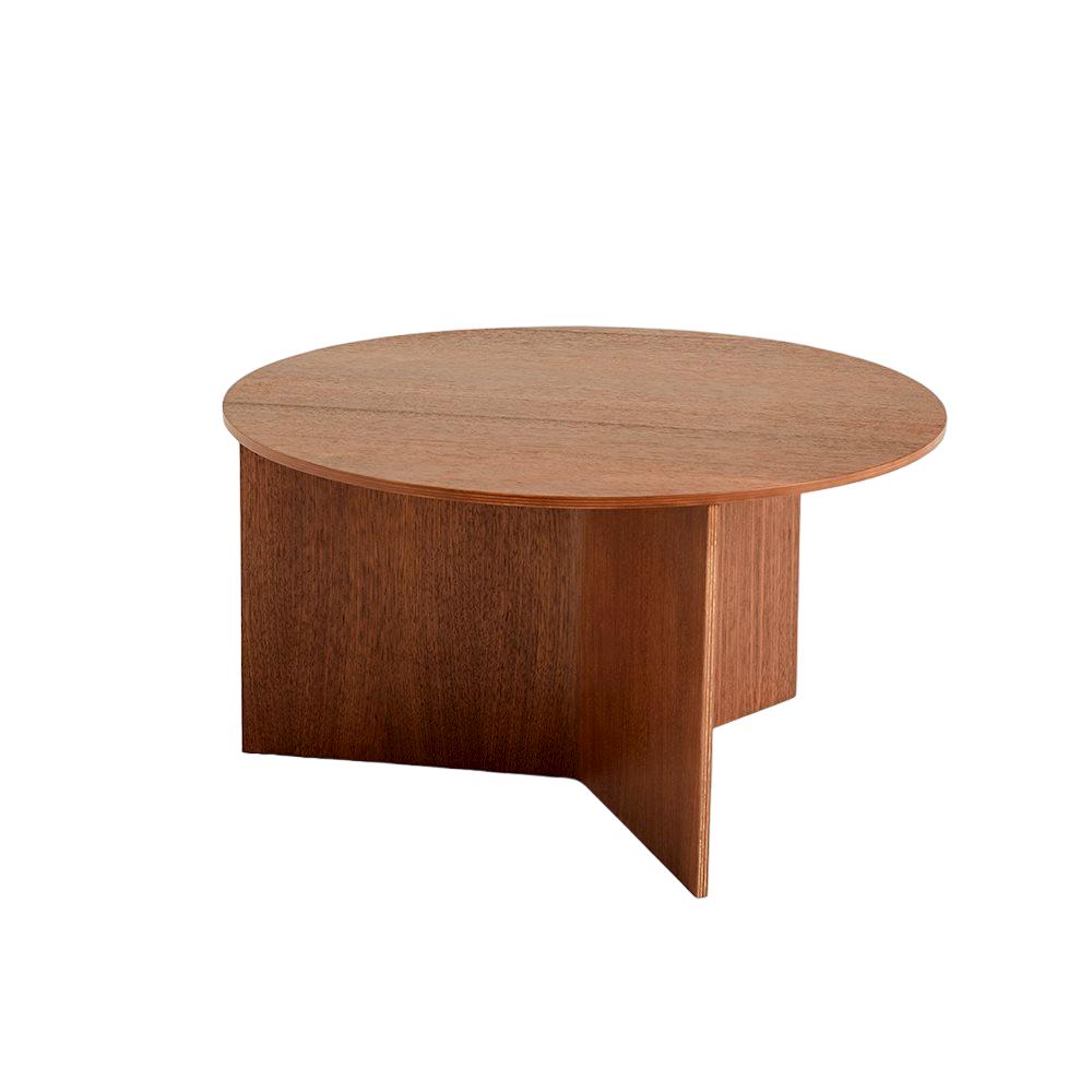 HAY Slit salontafel Ø65 gelakt walnoot