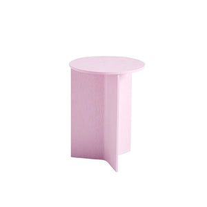 HAY Slit bijzettafel Ø35 eiken pink