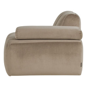 WOOOD Mojo 1-zits bank arm rechts velvet Khaki