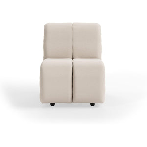 HKliving Wave bank middle small Cosy Beige