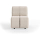HKliving Wave bank middle small Cosy Beige