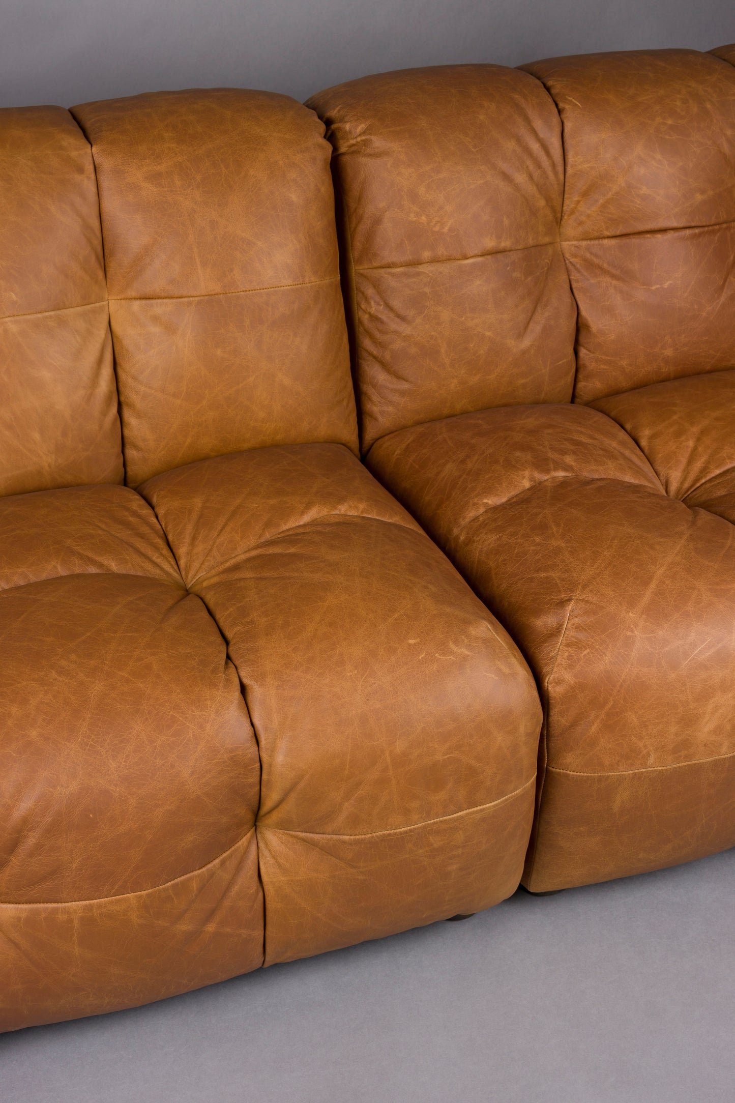 Dutchbone Hackman Seater bank Cognac