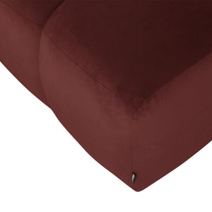 WOOOD Mojo eetbank 164 cm velvet Kastanjebruin