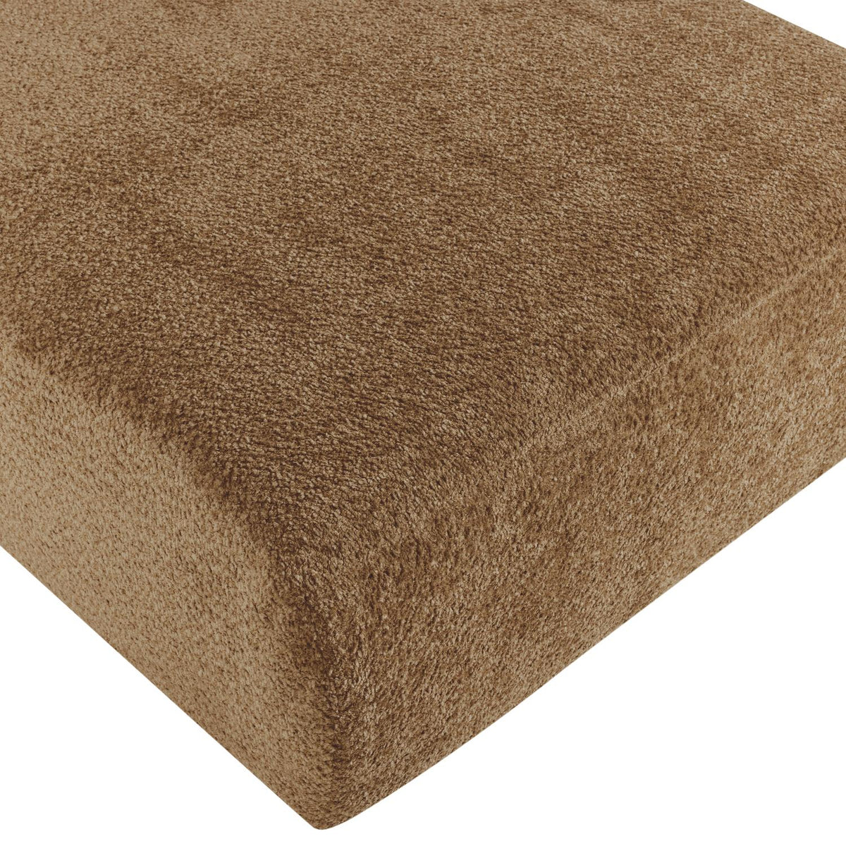 WOOOD Mojo Base chaise longue bank arm rechts wollig Honinggeel