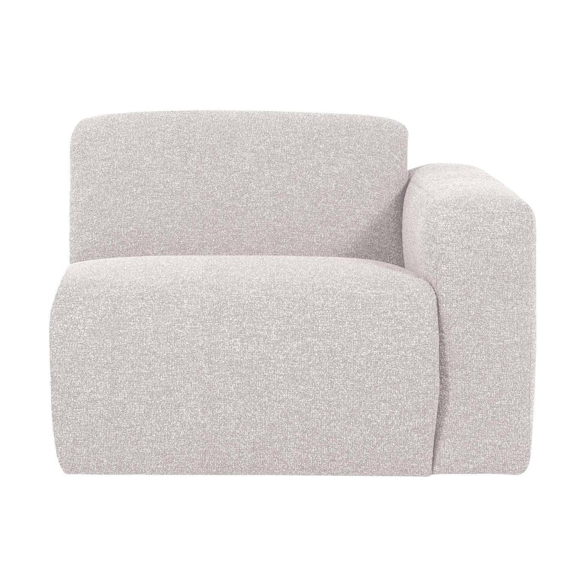 WOOOD Mojo Base 1-zits bank arm rechts bouclé Ecru
