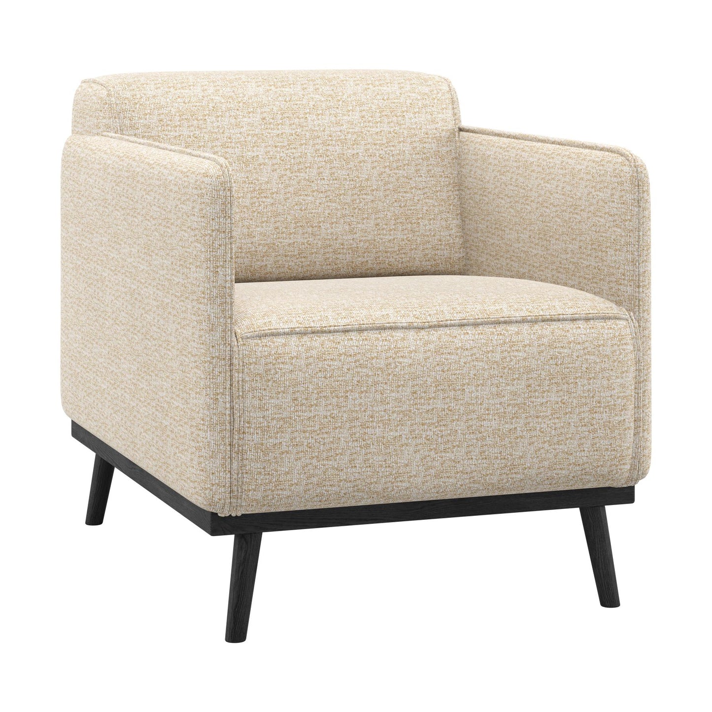WOOOD Statement fauteuil met arm Beige Melange