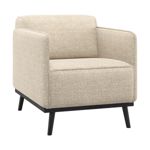 WOOOD Statement fauteuil met arm Beige Melange