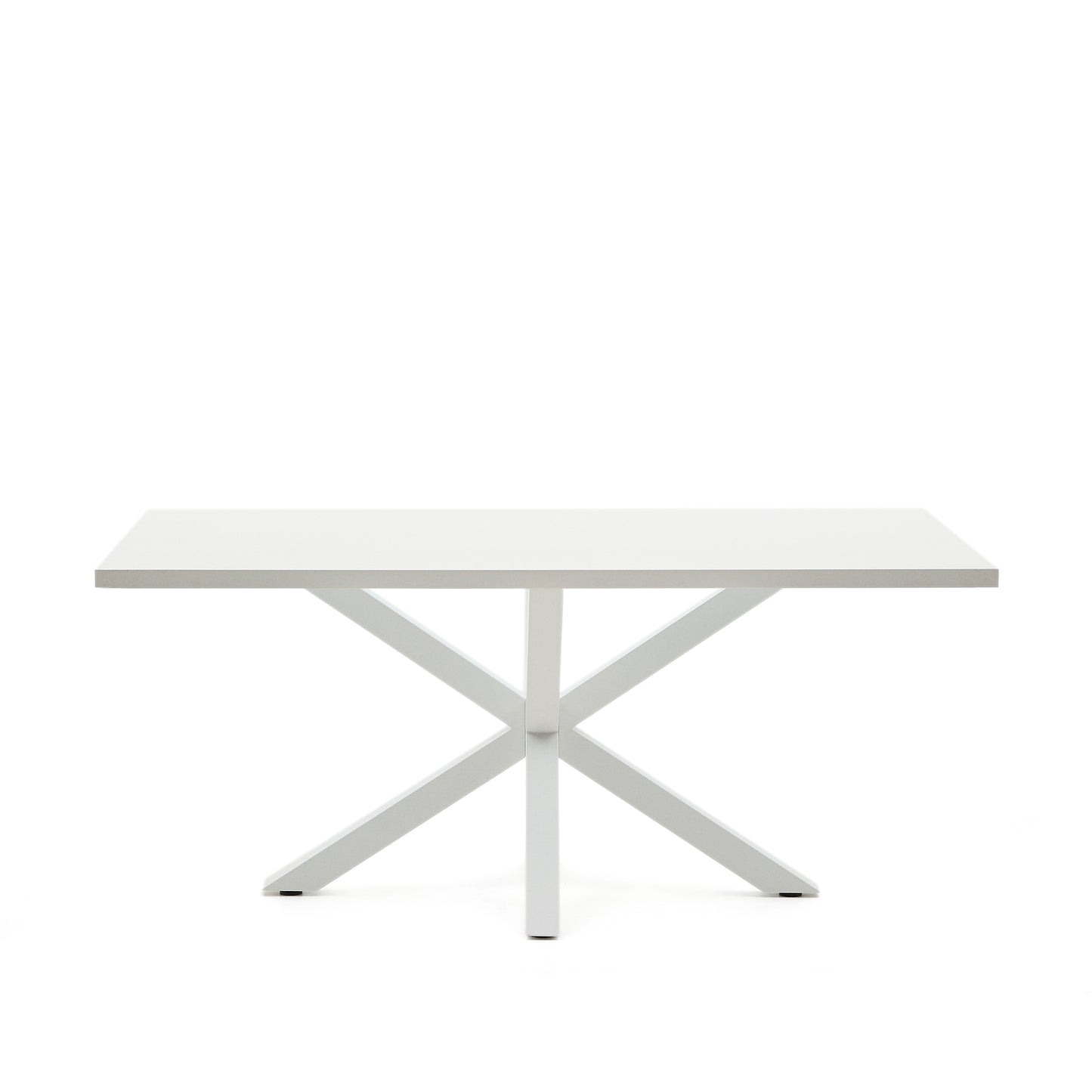 Kave Home Argo eettafel rechthoek 180x100 cm White/White