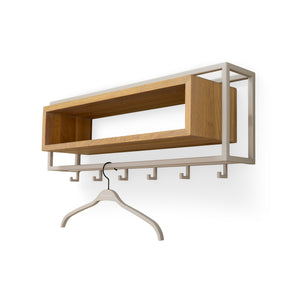 Spinder Design School 80 wandkapstok Silky Taupe