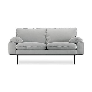 HKliving Retro 2-zitsbank Corduroy Rib Cream