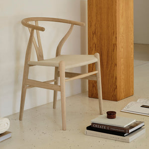 Carl Hansen & Søn CH24P Wishbone eetkamerstoel - geolied eikenhout leder Loke 7060