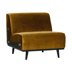 WOOOD Statement 1-zits element Velvet Honinggeel