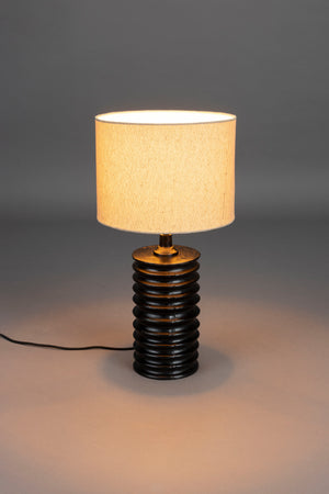 Dutchbone Yalu tafellamp Zwart