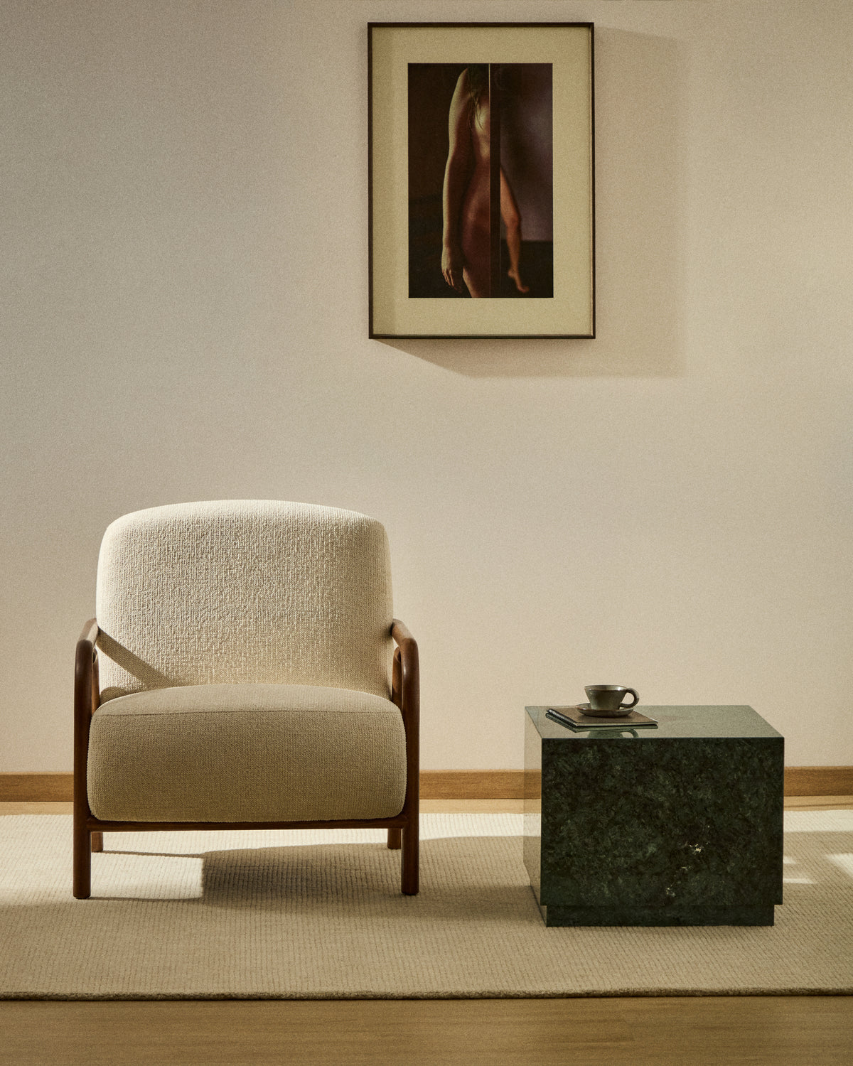 Kave Home Sylo fauteuil chenille Beige