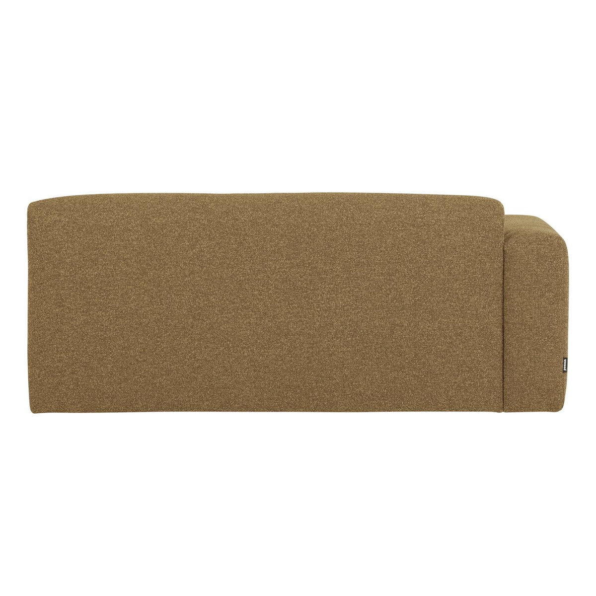 WOOOD Mojo Base 2-zits bank arm links bouclé Geel/Bruin