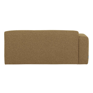 WOOOD Mojo Base 2-zits bank arm links bouclé Geel/Bruin