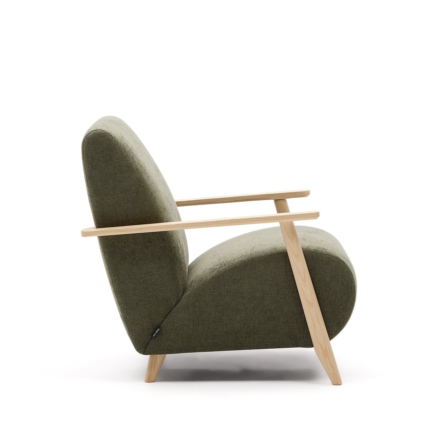 Kave Home Meghan fauteuil Groen naturel