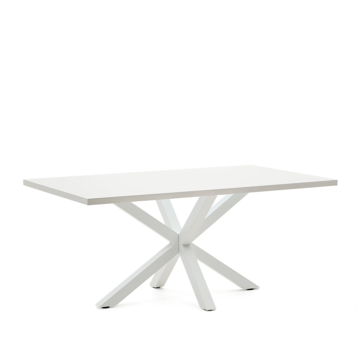 Kave Home Argo eettafel rechthoek 180x100 cm White/White