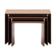 Kave Home Litto bijzettafel set van 3 Brown