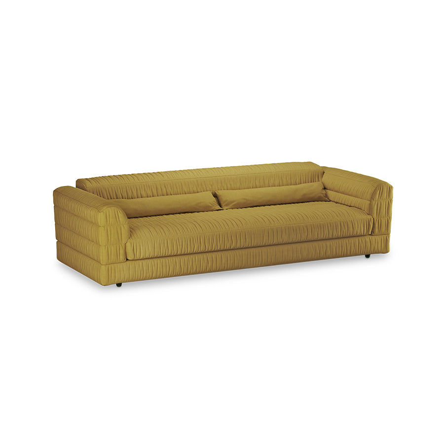 HKliving Club bank linen Burnt Ochre