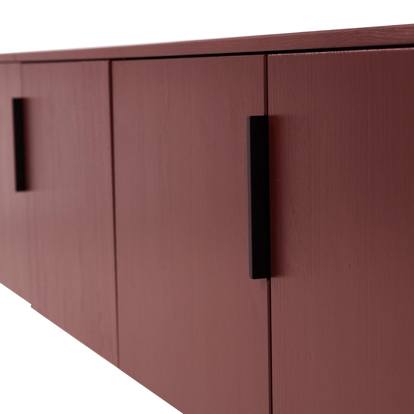 WOOOD Gunnar tv-meubel 200 cm Bordeauxrood
