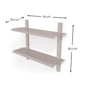 Spinder Design Hola 3 wandplank Silky Taupe