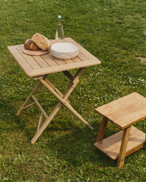 Kave Home Safara voetenbankje Natural