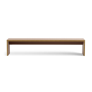 HKliving Bench eetkamerbank 220 cm Clay