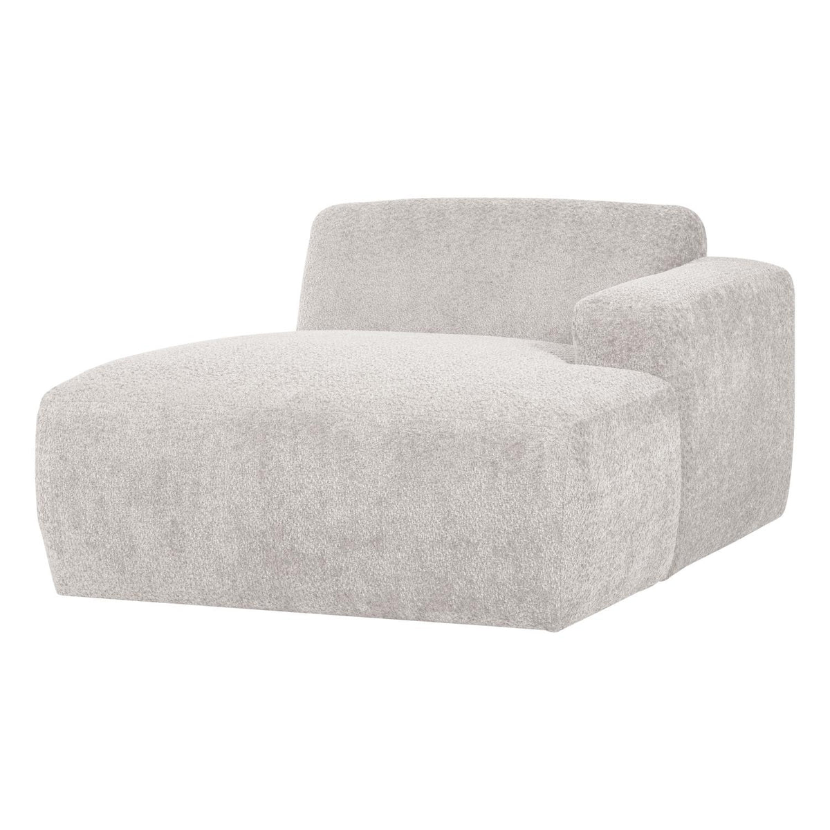 WOOOD Mojo Base chaise longue bank arm rechts wollig Ecru