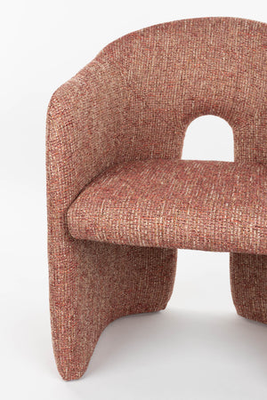 Zuiver Contour eetkamerstoel Rood