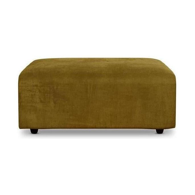 HKliving Jax hocker Royal Velvet Olive