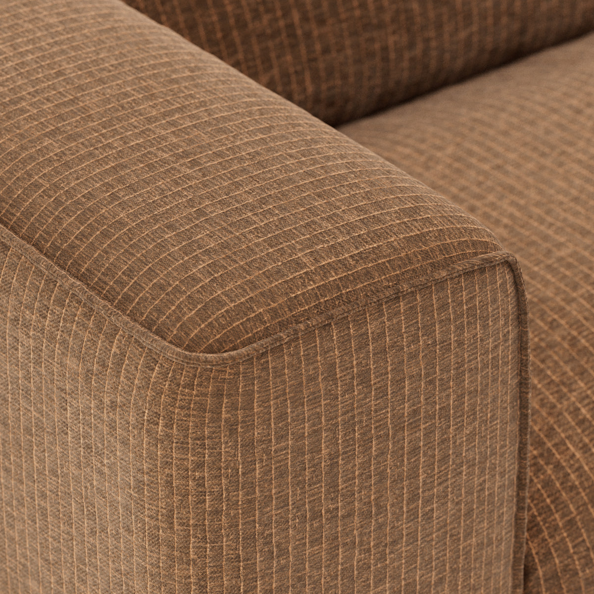 HKliving Flake bank left Corduroy Velvet Aged Gold