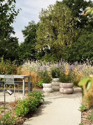 Elho Amber Roll Low bloempot Ø60 cm Balanced Beige