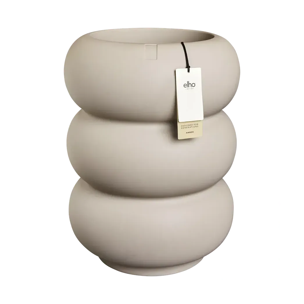 Elho Amber Roll High bloempot Ø43 cm Balanced Beige