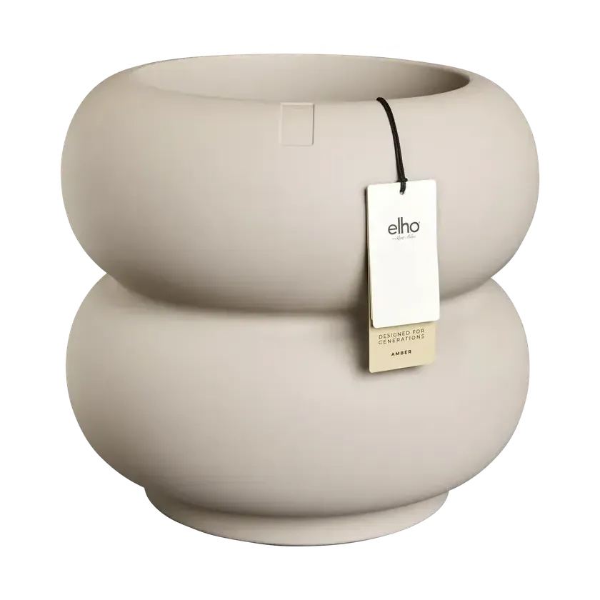 Elho Amber Roll Low bloempot Ø43 cm Balanced Beige