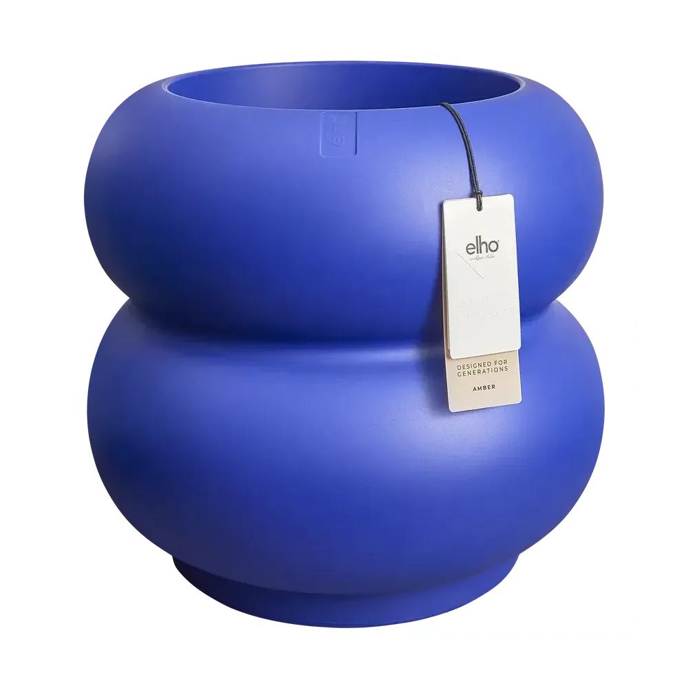 Elho Amber Roll Low bloempot Ø43 cm Royal Blue